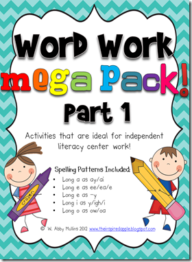 word work packs