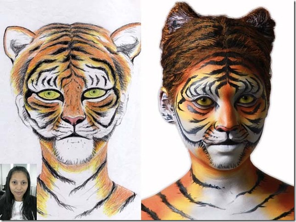 maquillaje de tigre (9)