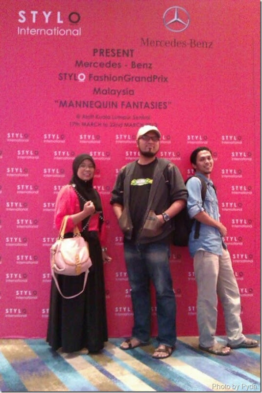 Pyda, Amad and me at Stylo