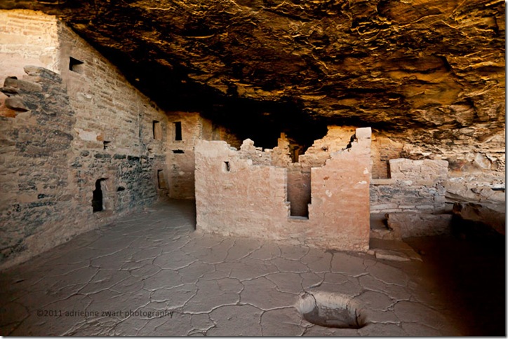 cliff dweller ruins at Mesa Verde - photo by Adrienne Zwart