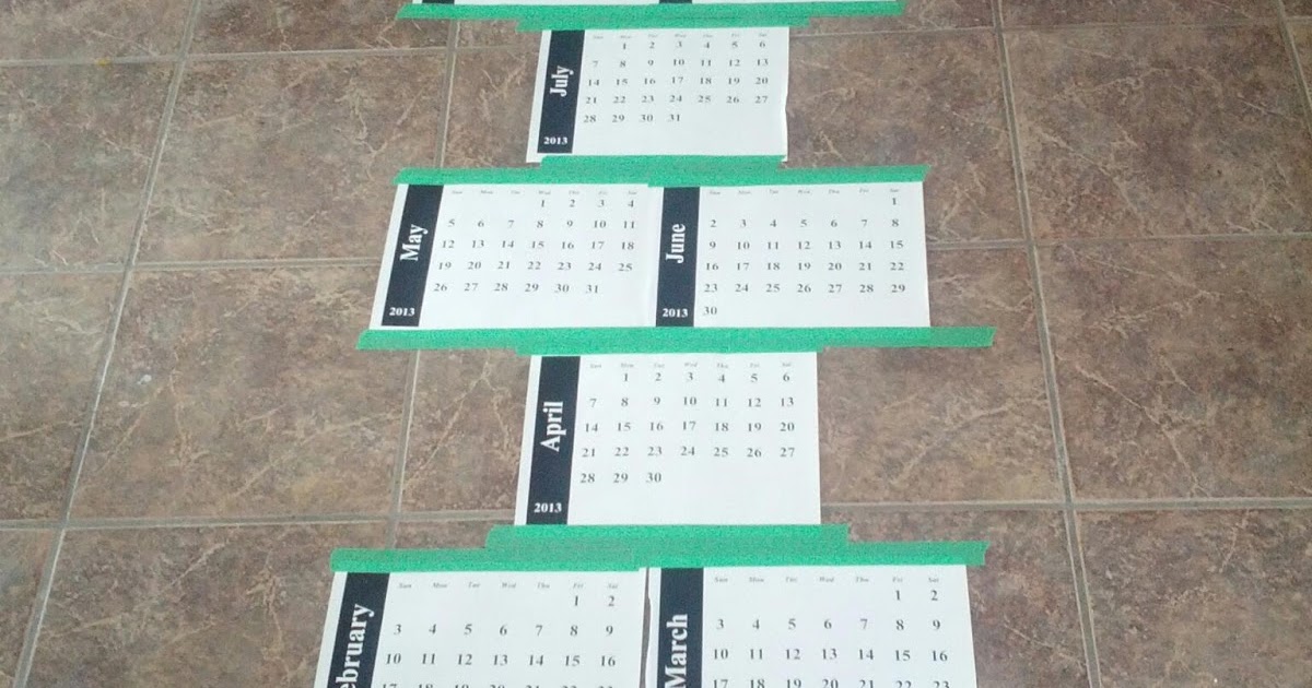 Calendar Hopscotch And Next Comes L Hyperlexia Resources