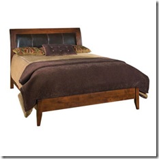 31-150 Stonewater queen platform bed for guest room