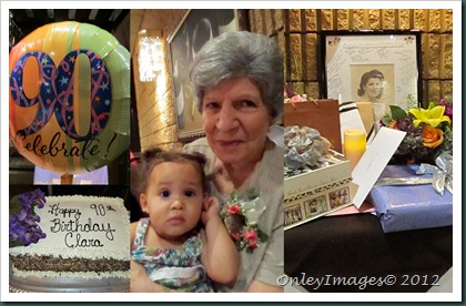 90th bday collage