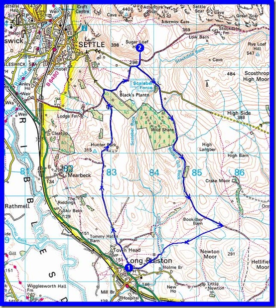 Our route: 14km, 270 metres ascent, around 3 hours