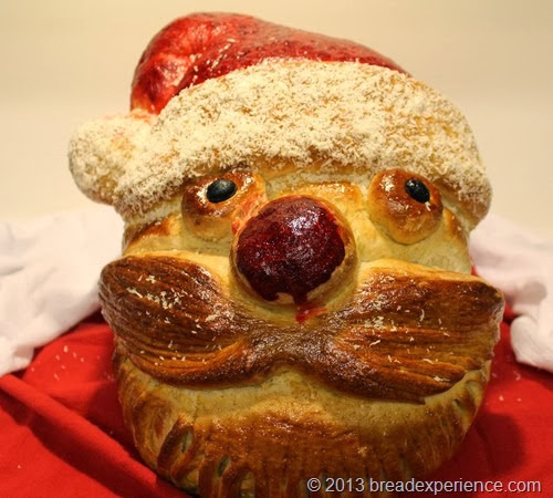 Whisker's Santa Bread