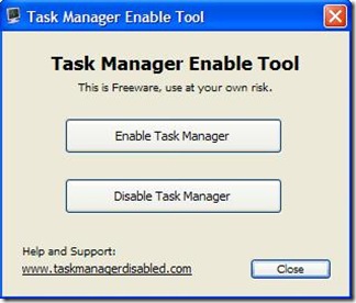 Task Manager Enable Tool