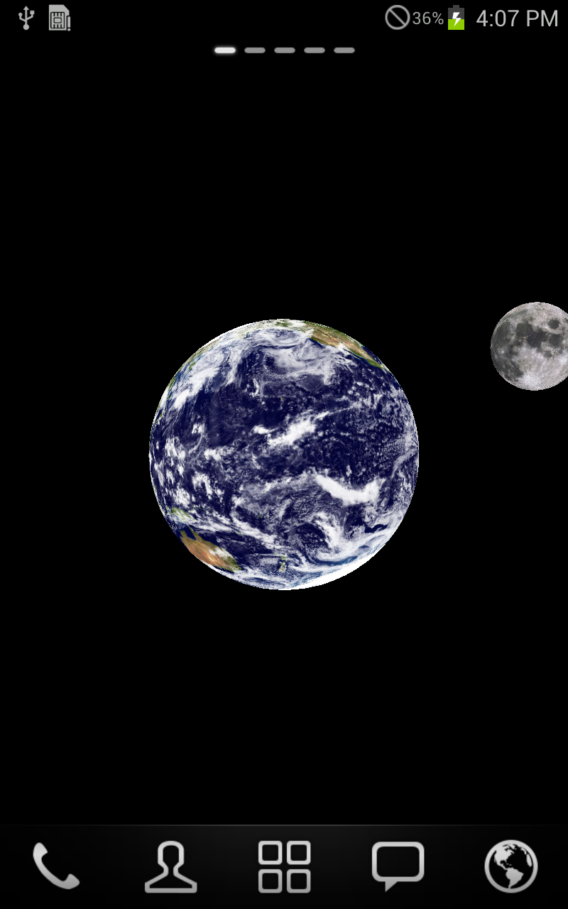 Live Earth (wallpaper) Screen 2