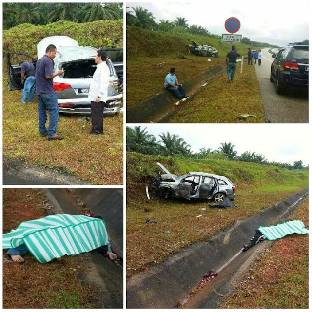 (5 Gambar) Exco Pemuda Kuala Nerus Terbunuh Dalam Nahas di Lebuhraya Pantai Timur
