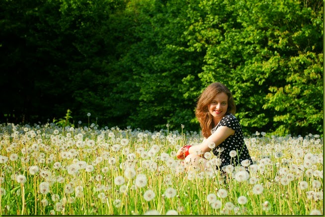 girl in meadow