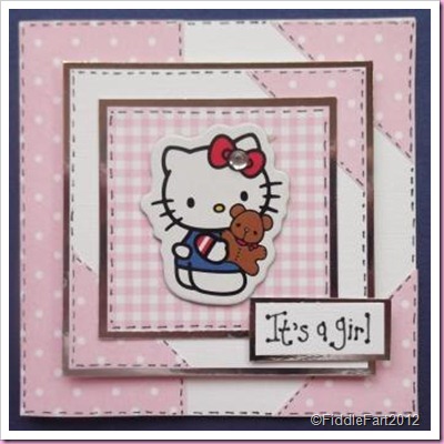 Hello Kitty baby Card