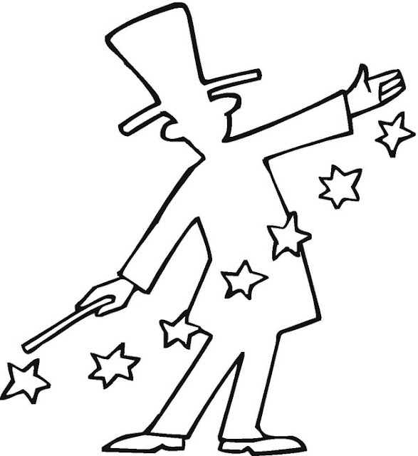 magician coloring pages - photo #33