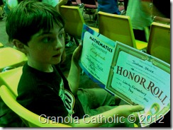Joshua awards 2nd grade