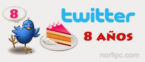 Fiesta de los 8 años de Twitter