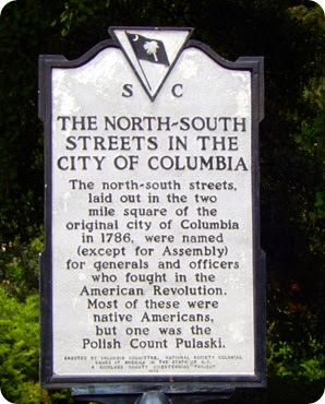Columbia street signs