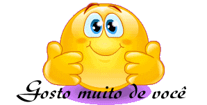 Imagem para face Gosto muito de você Smiley mandando beijos coração 3784