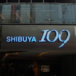 shibuya 109 logo in Shibuya, Japan 