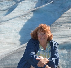 Sue at Exit Glacier