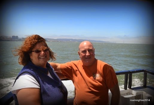 On the ferry to Alcatraz