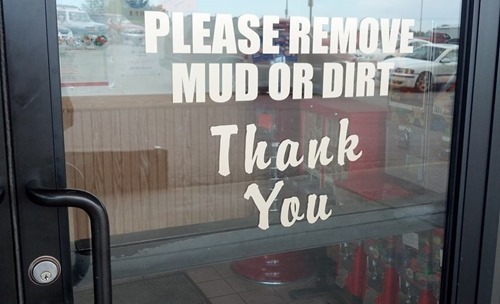 Remove mud