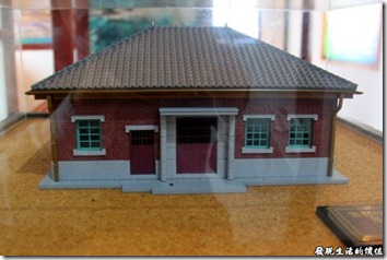 台南運河博物館的外觀建築模型。