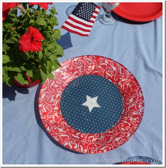4th of July Plate