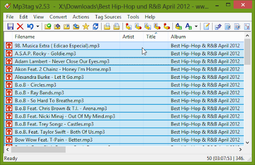 mp3tag remove track number from title