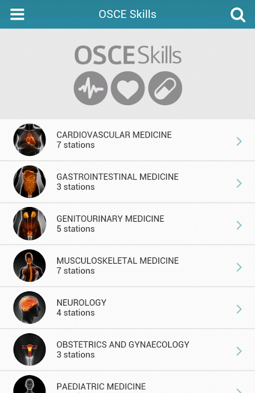 Android application OSCE Skills screenshort