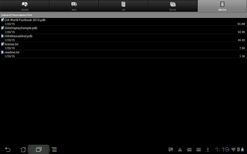 iSilo Screen 3