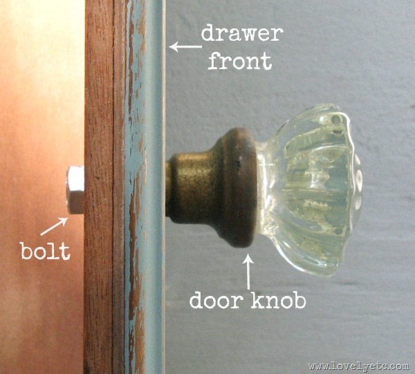 door knob drawer pull