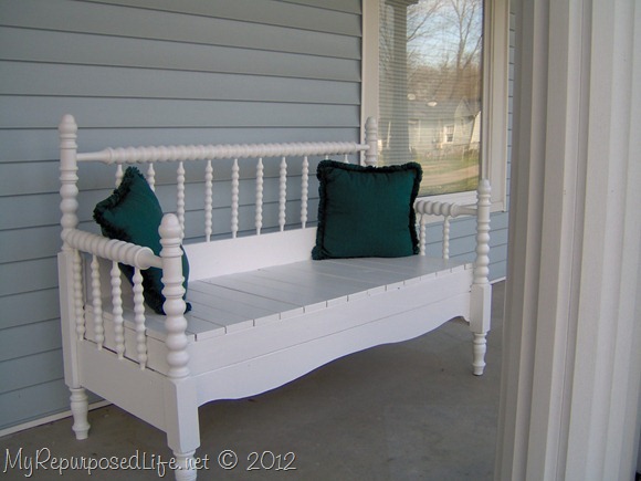 Repurposed Bed (bench)