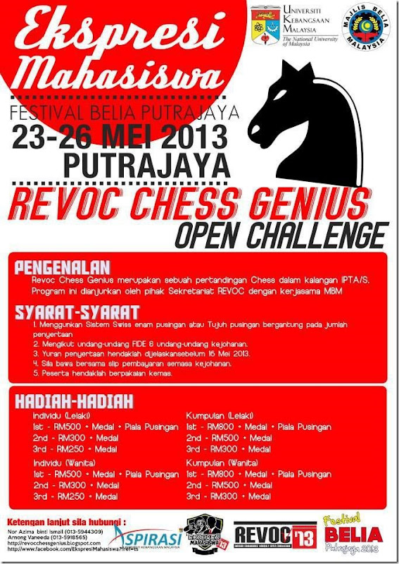 Revoc Chess Putrajaya 2013