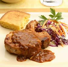 Barbecued chops Barbecued chops