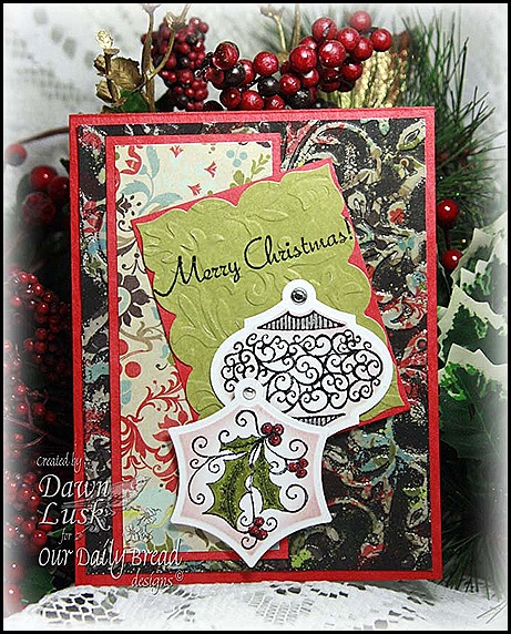 SC352 Embossed Christmas