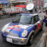 red bull promo car in Tokyo, Japan 