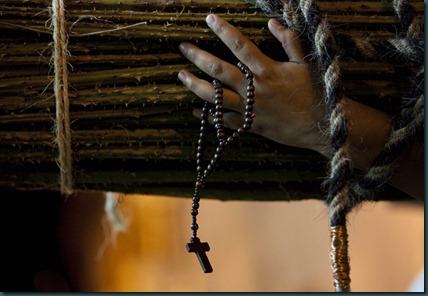 hand and rosary