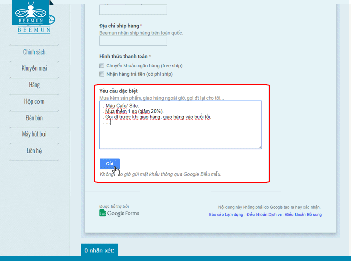 Beemun hướng dẫn mua hàng Mua hang 4
