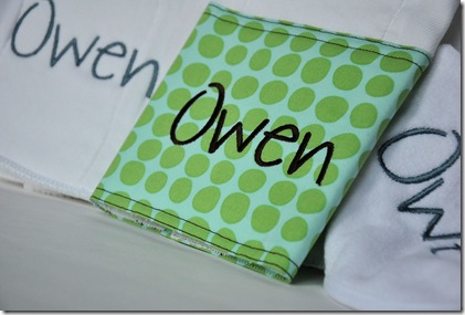 Burp cloth Owen