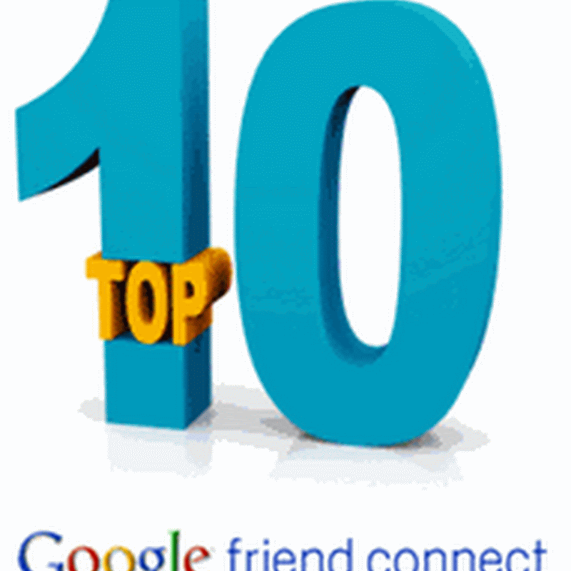 Top 10 Featured Google Friend Connect Gadgets
