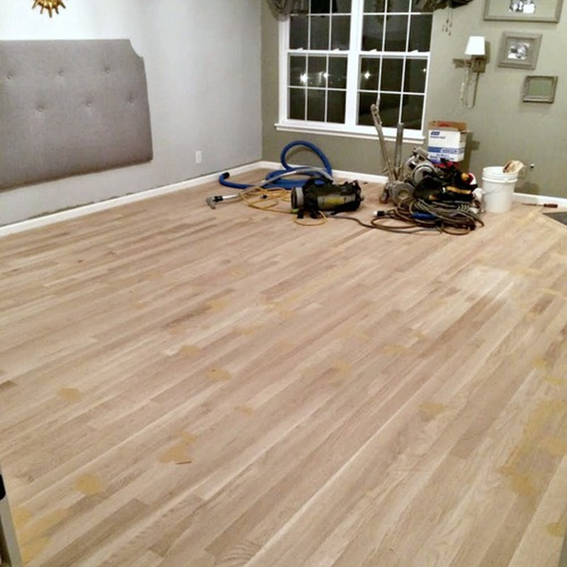 Hardwood floors in the bedroom