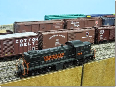 IMG_5593 Tidewater Southern RS1 #746 on the LK&R HO-Scale Layout at the WGH Show in Portland, OR on February 18, 2007