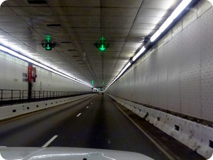inside tunnel