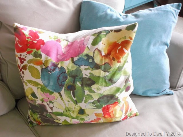 Floral & Turquoise Pillows