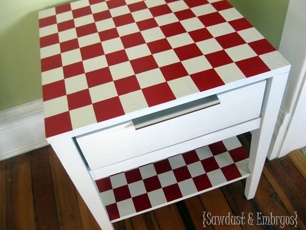 how to paint checkerboard