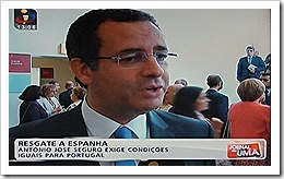 Seguro exige condições iguais para Portugal.Jun2012