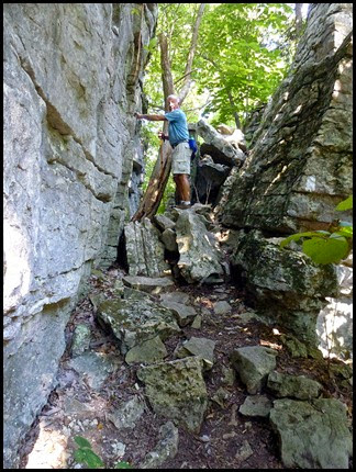 11b - Climbing out of the Stones