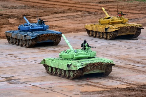 Фотографии со второго этапа по танковому биатлону