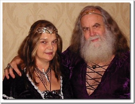 Oberon Zell-Ravenheart y su esposa Morning Glory Zell-Ravenheart.