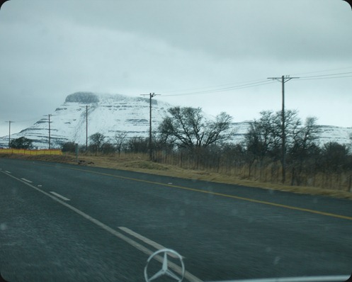 Eastern Cape Snow 2012, Road from Queenstown to Sterkstroom 1
