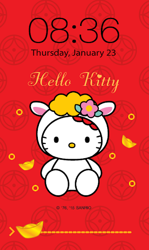 免費下載個人化APP|Hello Kitty CNYGoat ScreenLock app開箱文|APP開箱王