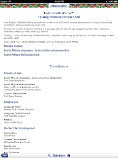 Ndebele Audio Phrasebook Screenshots 3